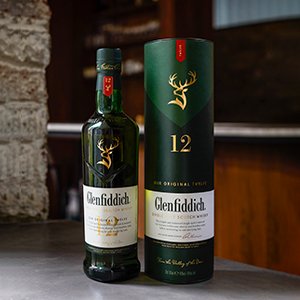 Glenfiddich 12 and packaging