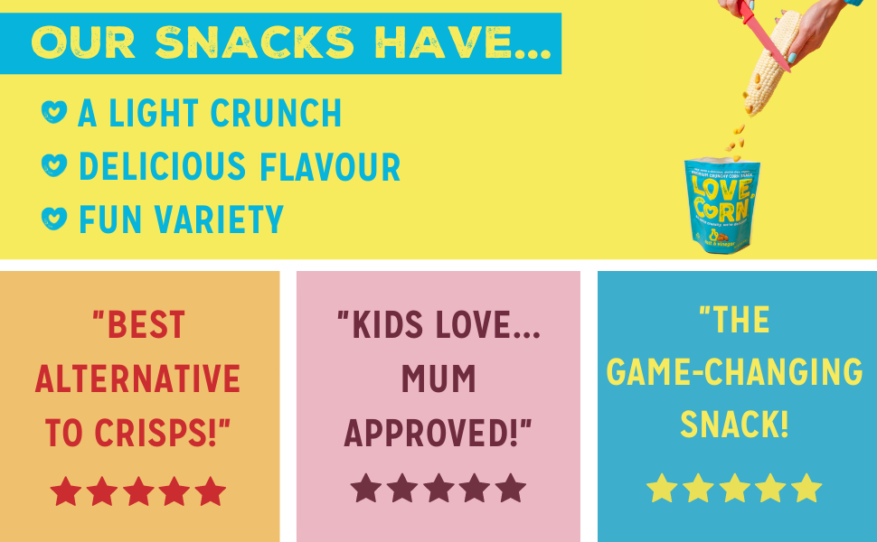 Why choose LOVE CORN snacks?