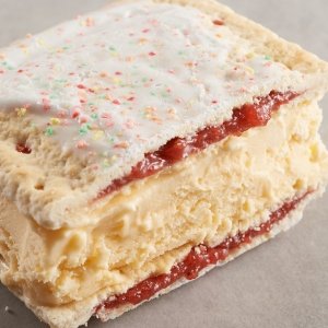 Amp up your toaster pastries with a scoop of ice cream for a fun dessert sandwich