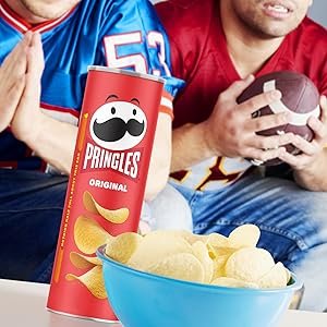 Pringles cans are highly portable to infuse more snacking fun into quick excursions and road trips