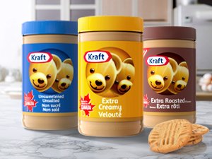 Kraft peanut butter, Peanut butter, Flavoured peanut butter, honey peanut butter, sweet, extra nutty