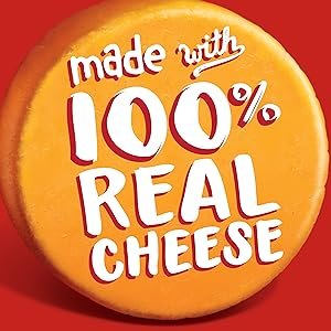 Made with 100% real cheese